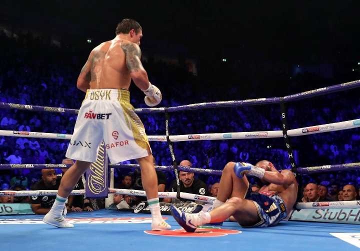 Photos: Usyk Secures a Brutal Knockout of Bellew - HUGE Gallery